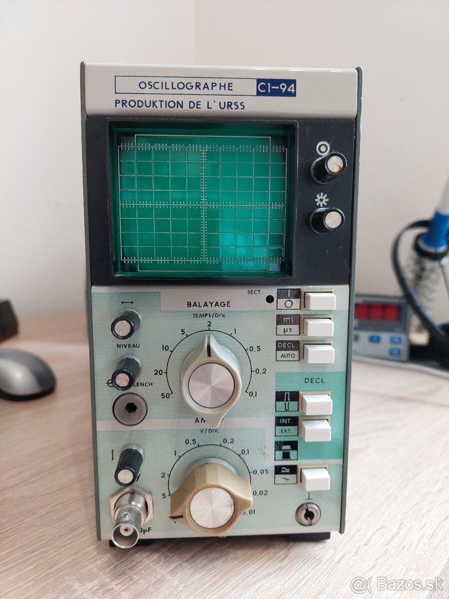 Osciloskop + Sonda + Generátor signálu