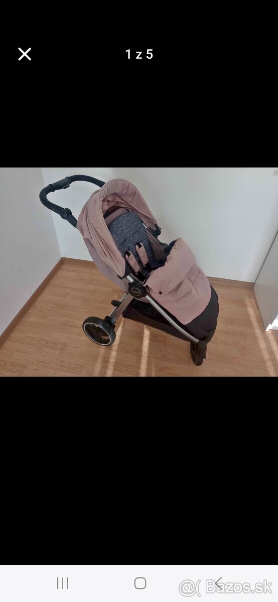 Kočík espiro wawe ružový