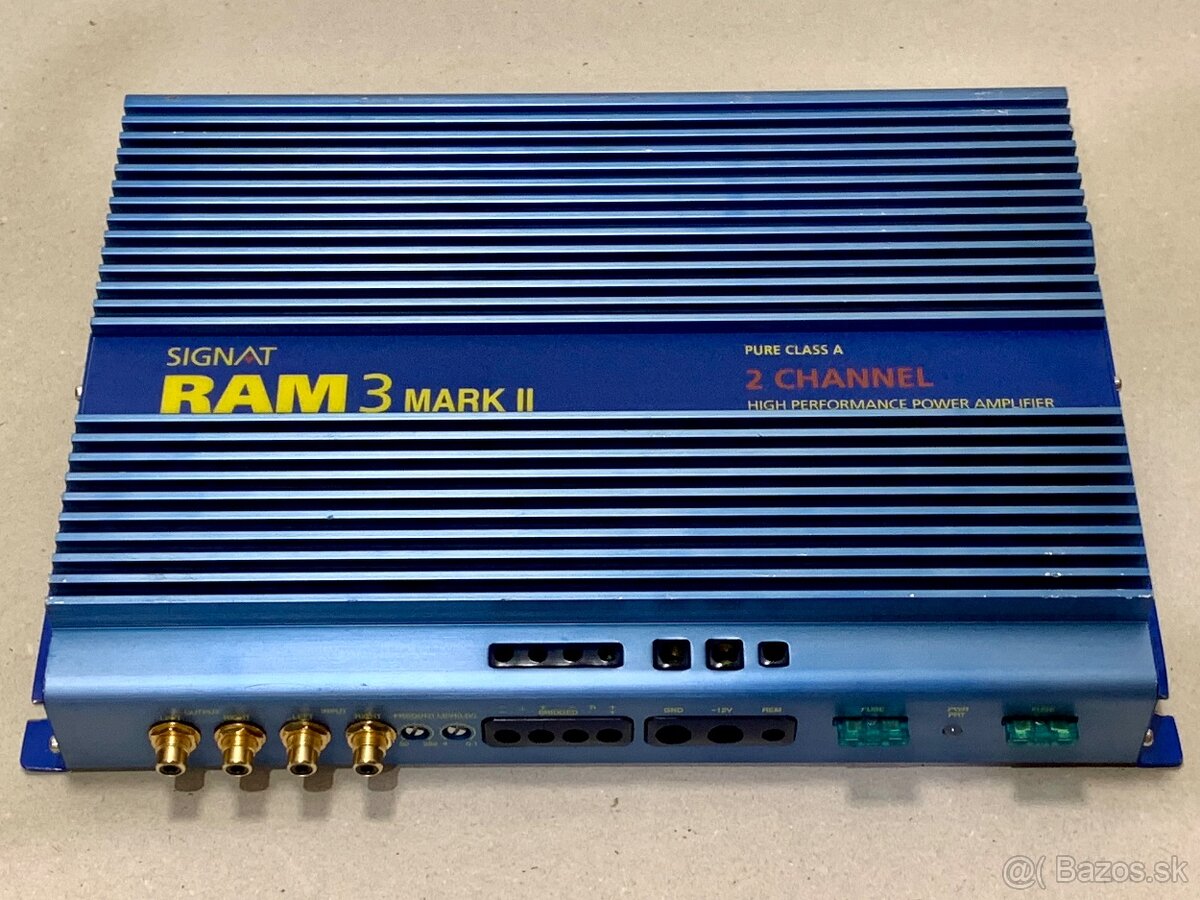 Zosilovač do autá …. SIGNAT RAM 3 mkll