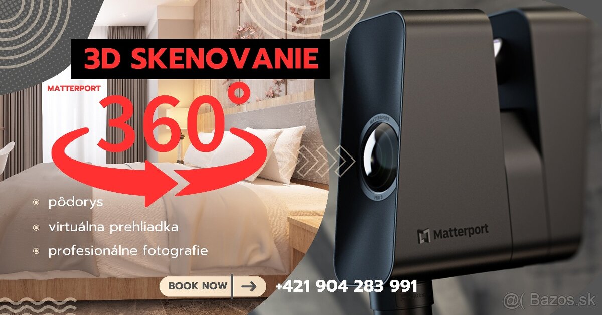 3D virtuálne prehliadky nehnuteľností s MATTERPORT pro3