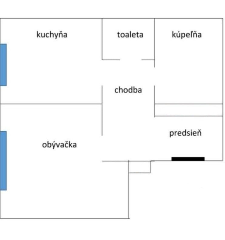 1-izbový byt / 49 m2 / - Žilina ( Centrum - Malá Praha )