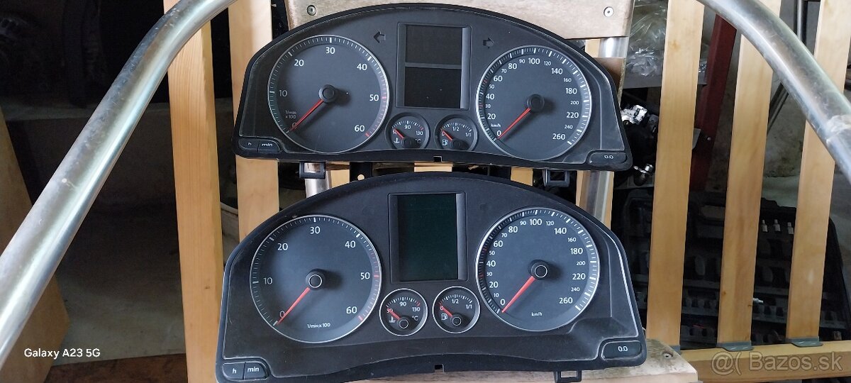 Budíky golf 5,golf 5 plus