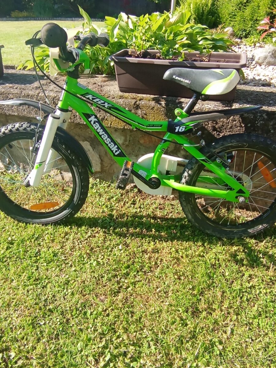 Kawasaki bicykel 16 palcovy