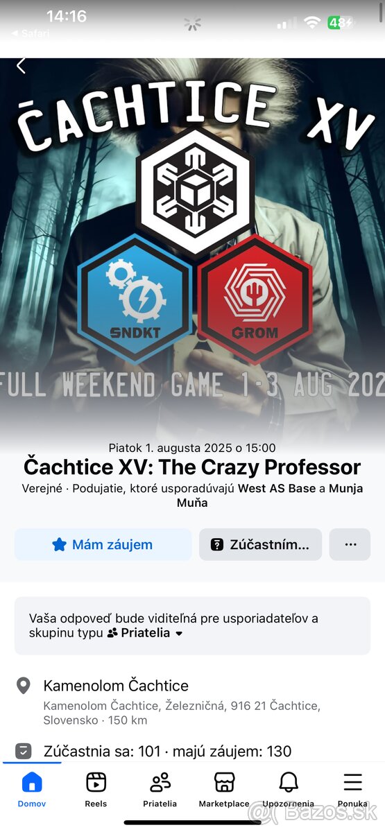 Lístok na Čachtice