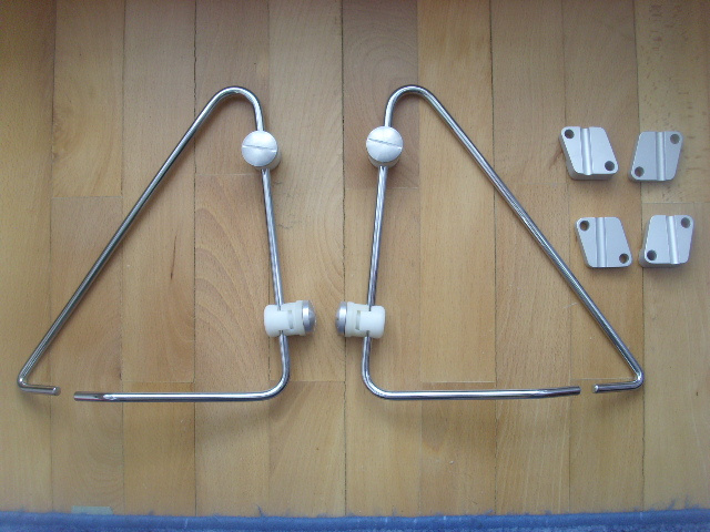 Nové držiaky plexištítu do skútrov ČZ175/502-DeLuxe