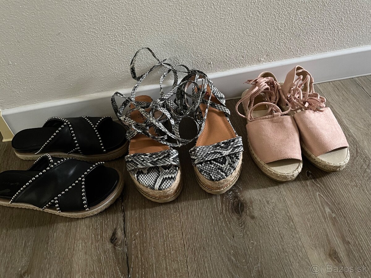 Sandále veľkosť 36