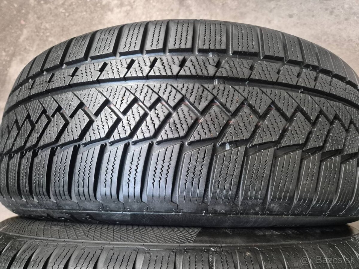 235/55 r19 zimné 4 ks CONTINENTAL+DUNLOP dezén 7,4 - 7,3 mm