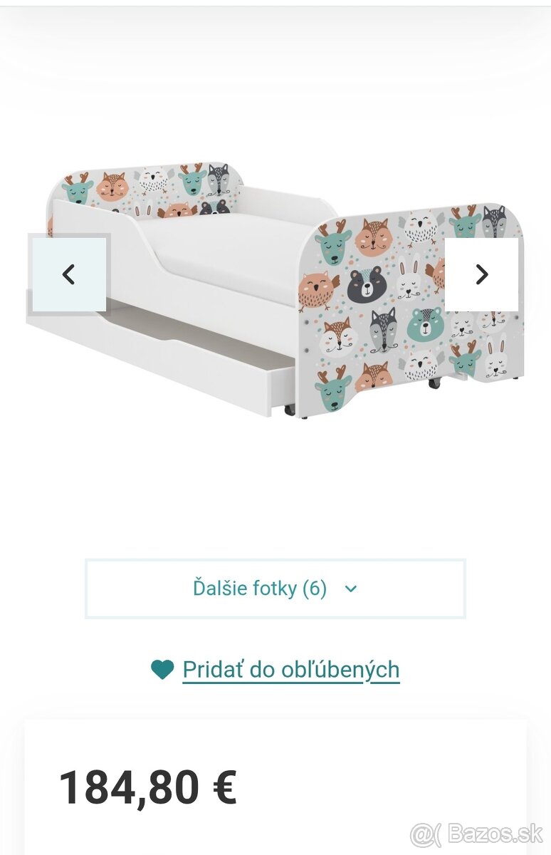 Detská posteľ 160x80