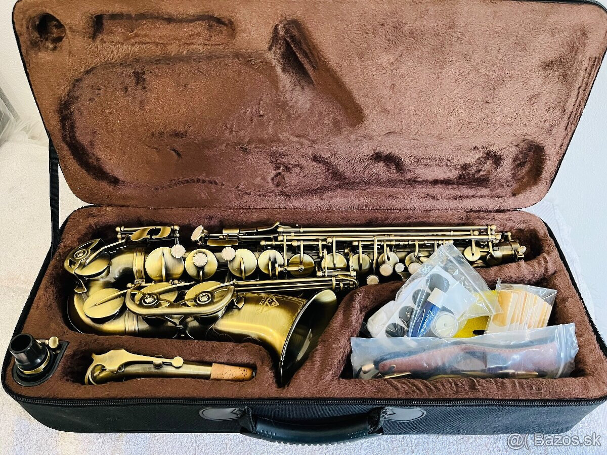 Predám nový Alt saxofón Easterock krásny zvuk krásna odozva