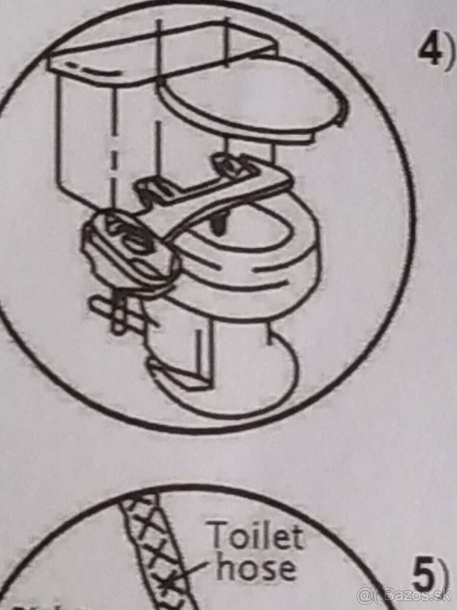 Bidet pod sedatko