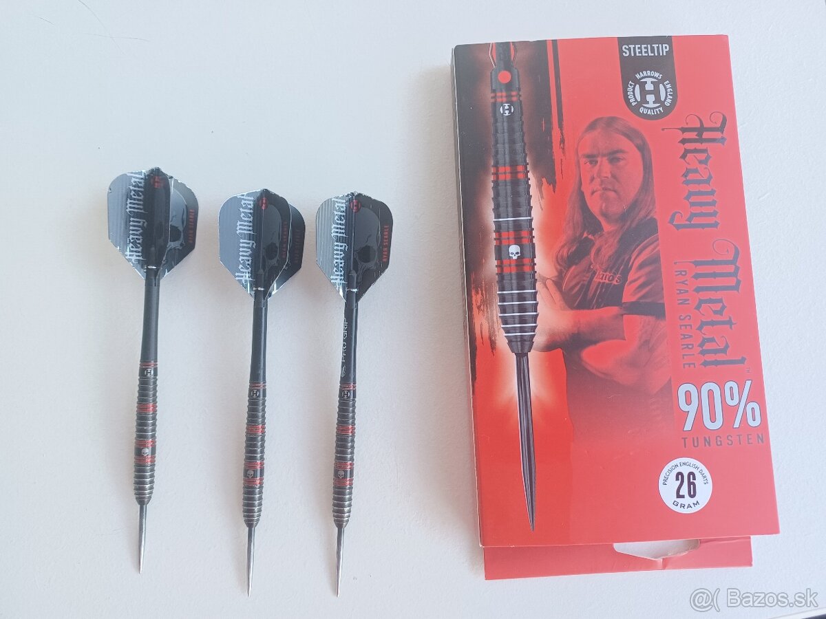 Šípky Ryan Searle 26g steel
