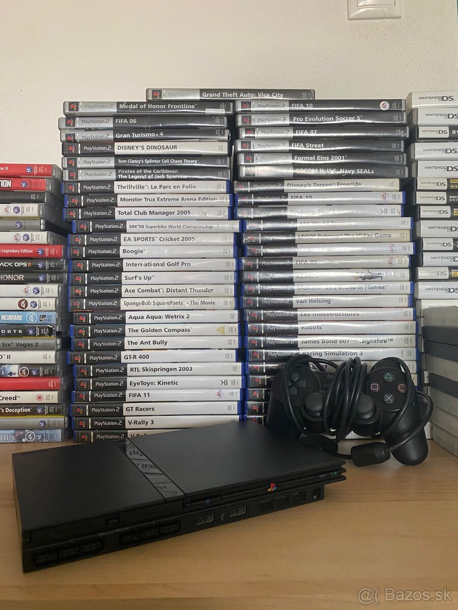Playstation 2 Slim + Hry