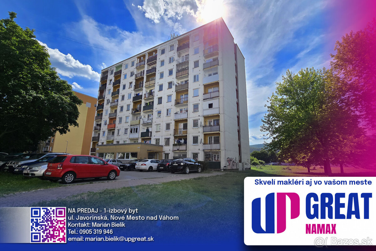 NA PREDAJ - 1_izbový byt - Nové Mesto nad Váhom