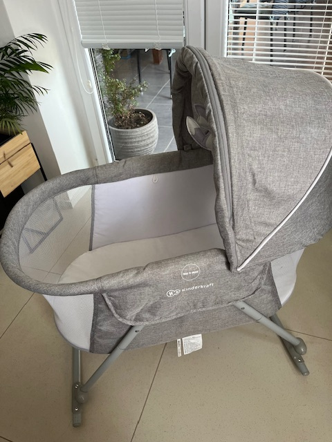 Detska cestovna postielka, Kinderkraft Gray 20e