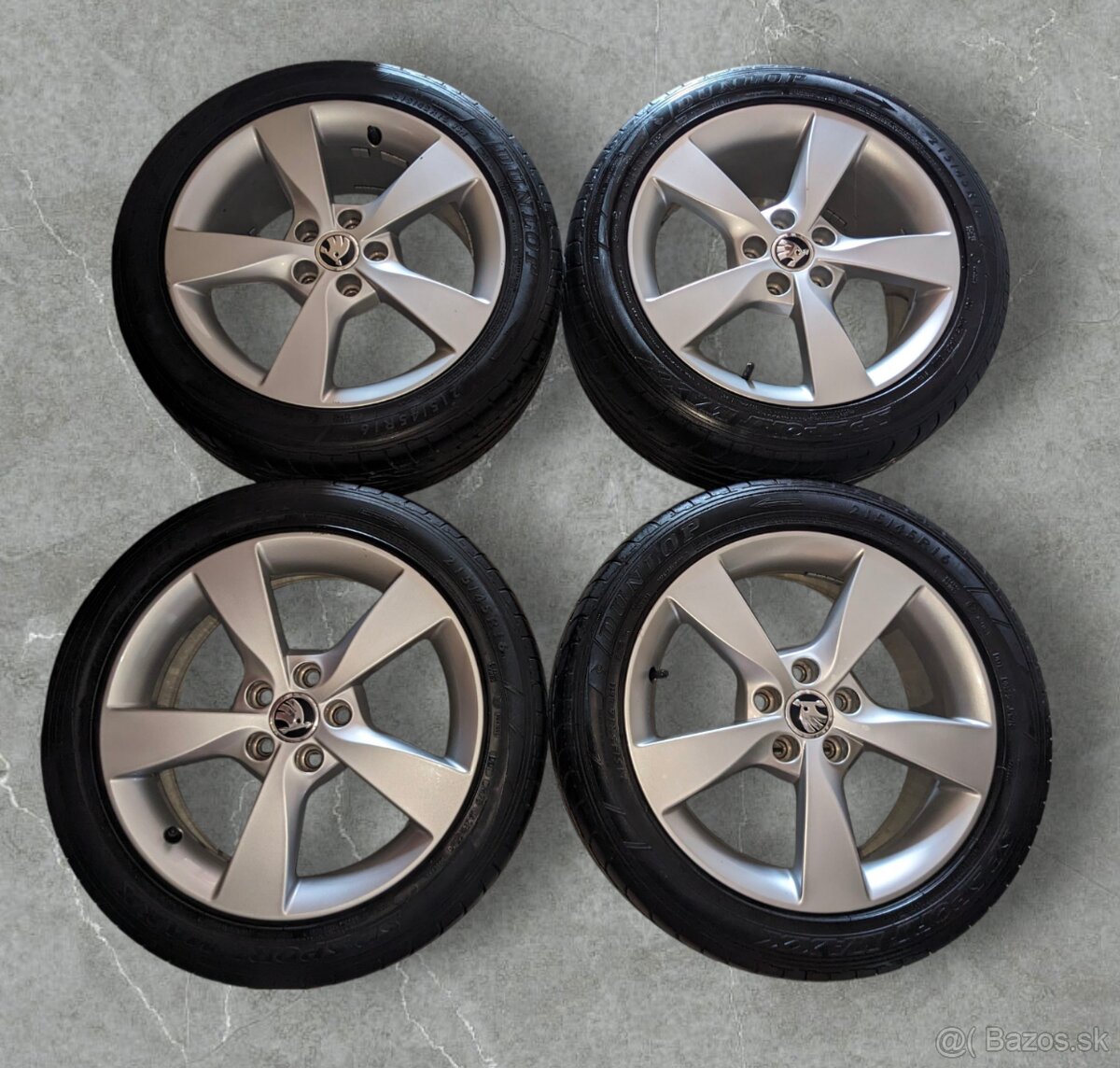 Kolesa 16 5x100 Skoda Fabia Rapid 215/45/16