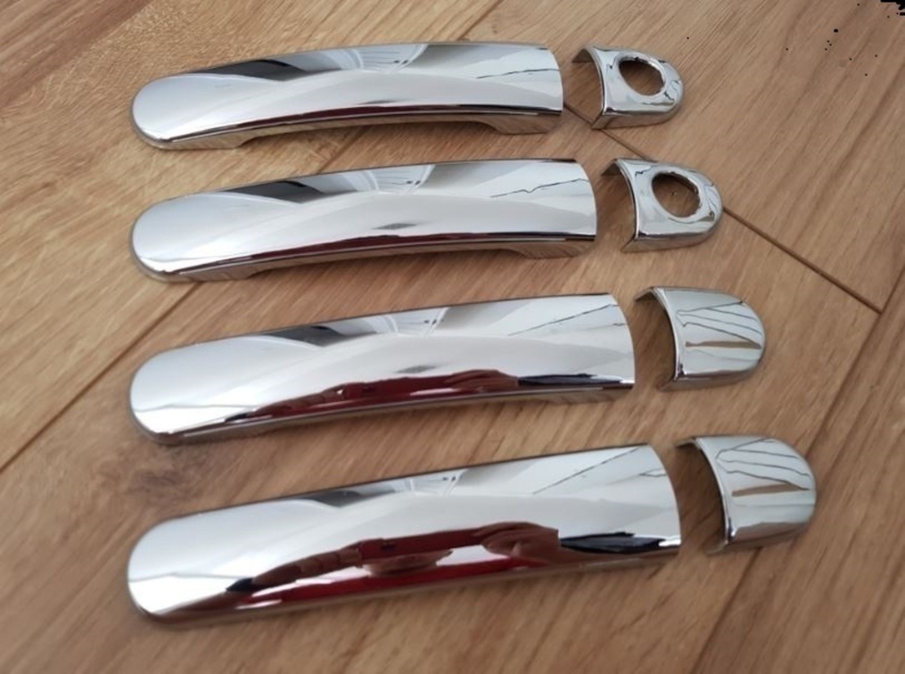 Chromovane klucky - podsalky pod klucky chromove krytky