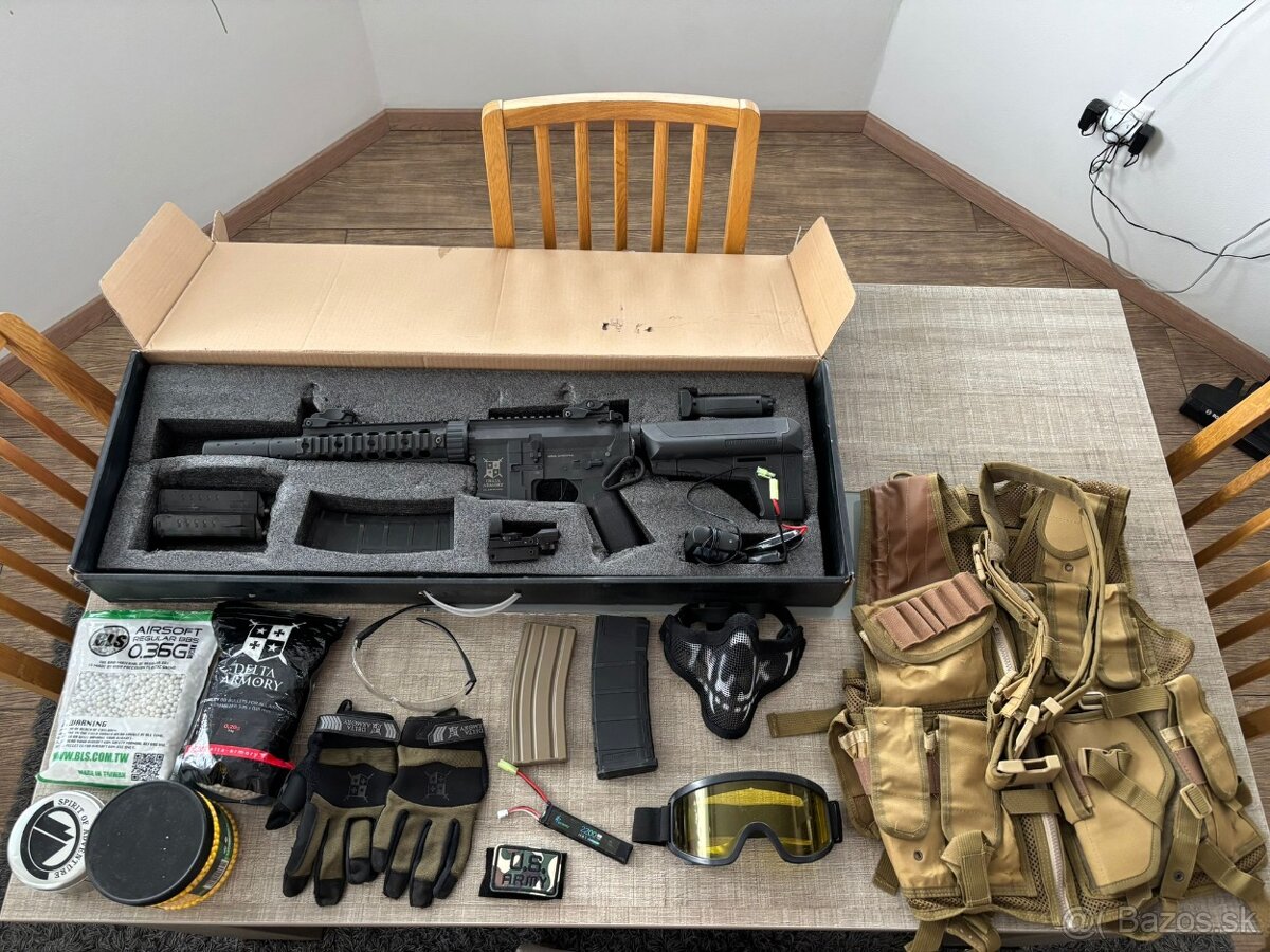Airsoft výbava a zbran