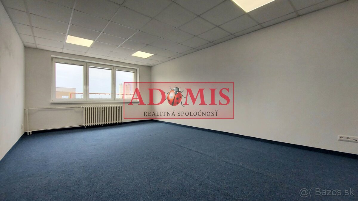 Prenájom kancelárie 22m2 a 21m2,parkovanie,Magnezit. ulica K