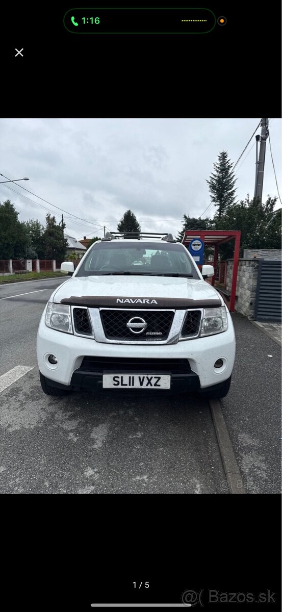 Nissan navara 2011 2.5diesel manual dovoz gb