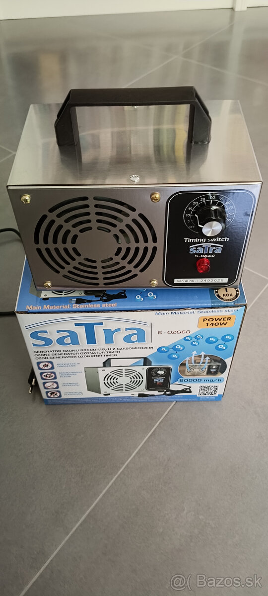 Generátor ozónu / dezinfekcia priestorov