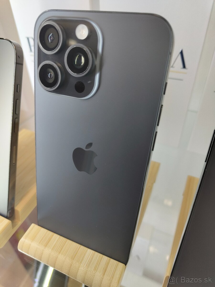 Apple iPhone 15 Pro MAX Čierny 512GB esim TOP STAV
