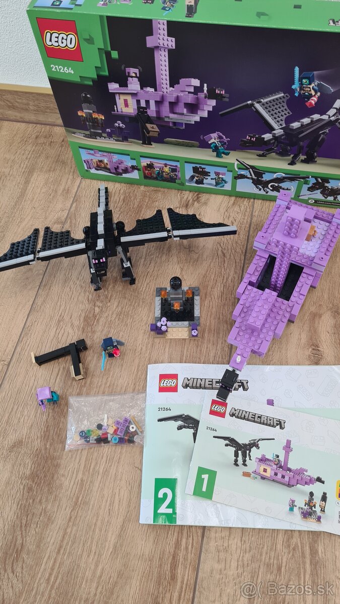 Lego 21264 Minecraft Enderdragon a koncová loď