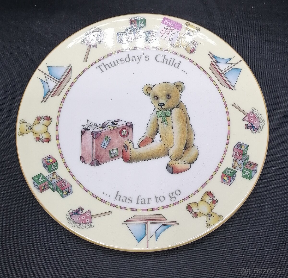 Royal Worchester, tanier, porcelán