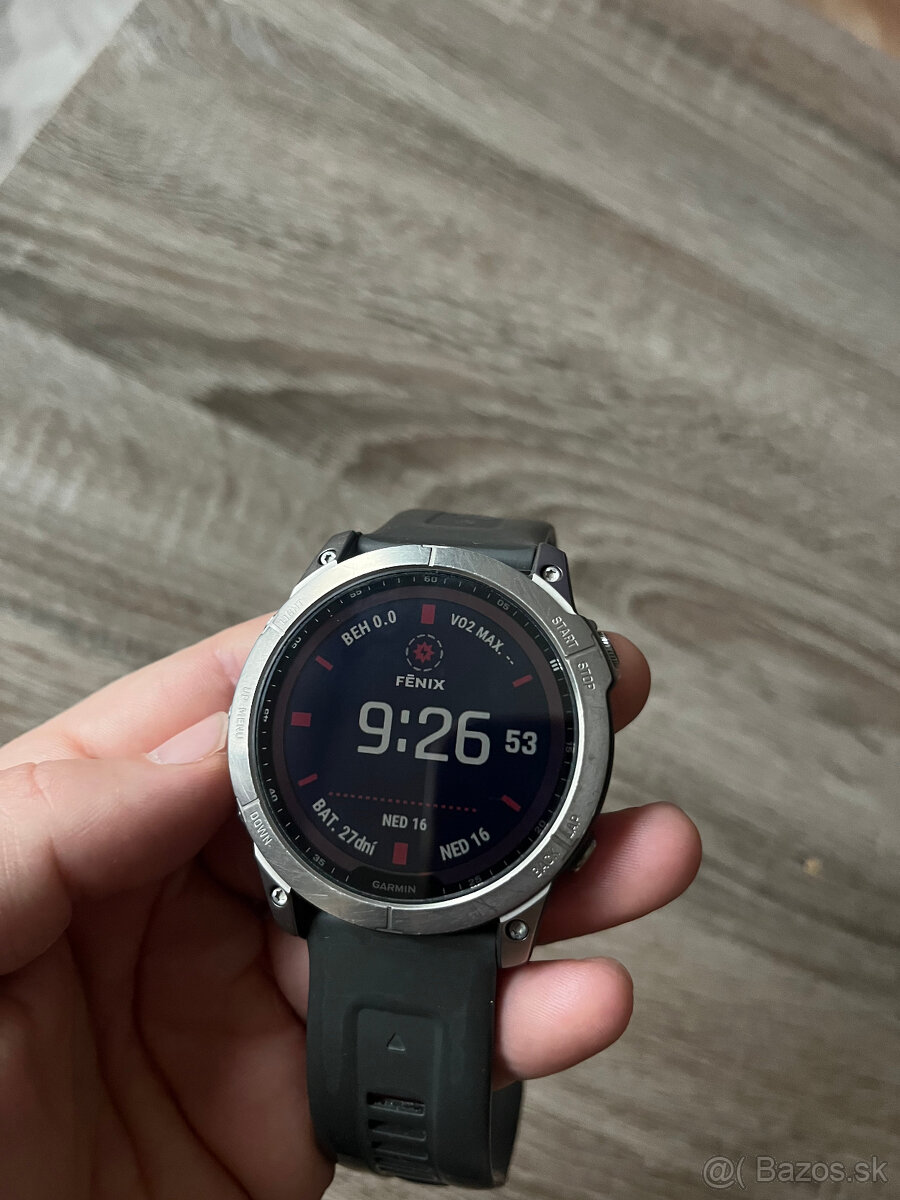 Garmin fenix 7X Sapphire Solar, Titanium