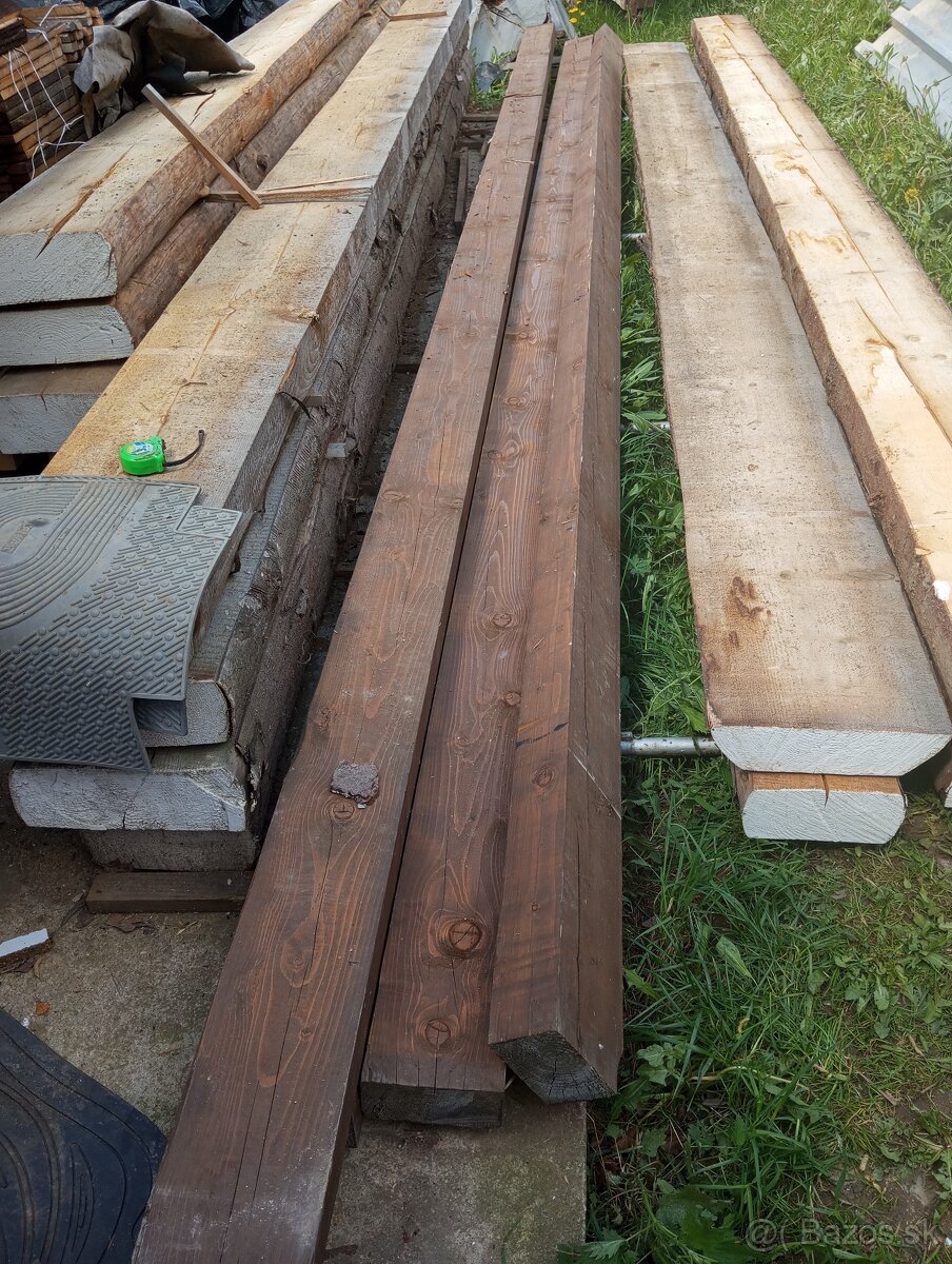 Predam drevené hranoly 660 cm 17 cm x9 cm  6 ks