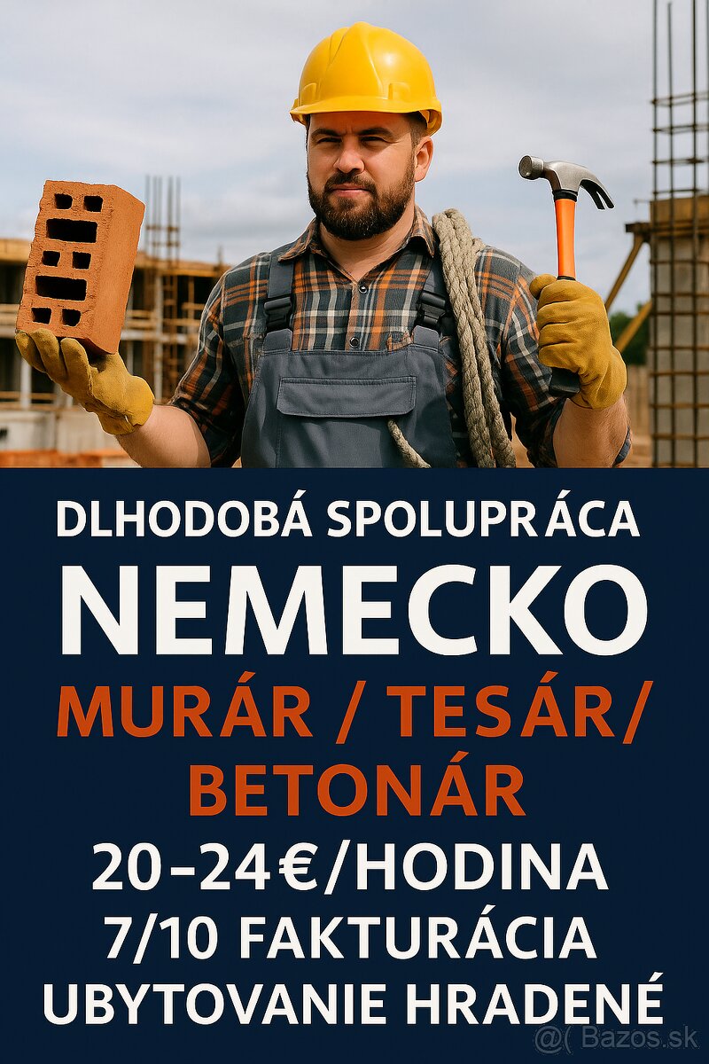 MURÁR, BETONÁR, TESÁR - NEMECKO
