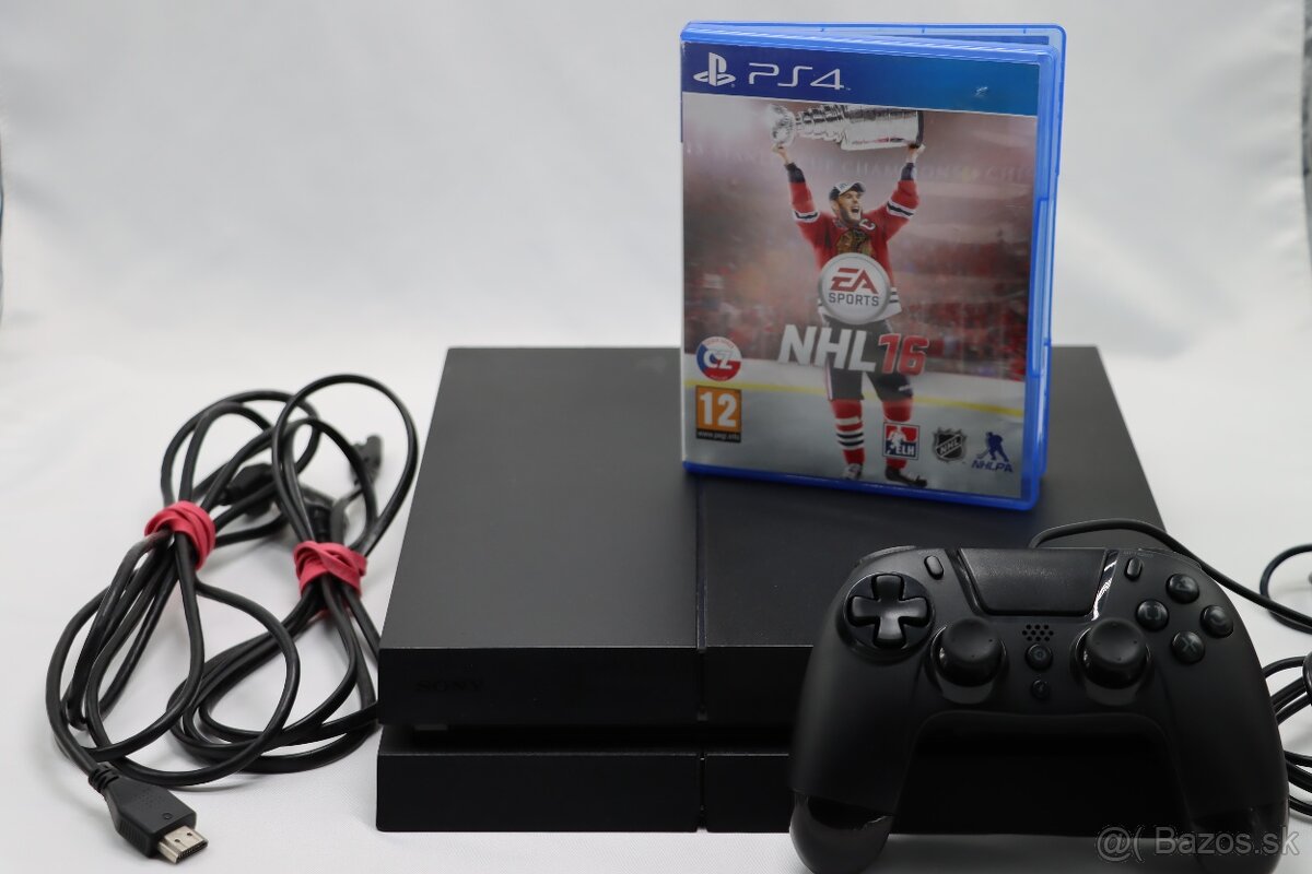 PlayStation 4 CUH‑1216A + NHL 16 + príslušenstvo
