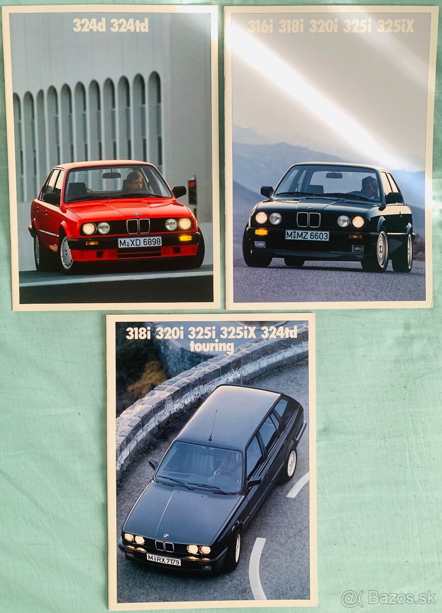 BMW E30 prospekty