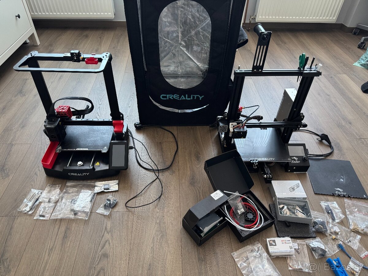 Predám 3D tlačiarne Ender 3 V3 KE + Ender 3 + príslušenstvo