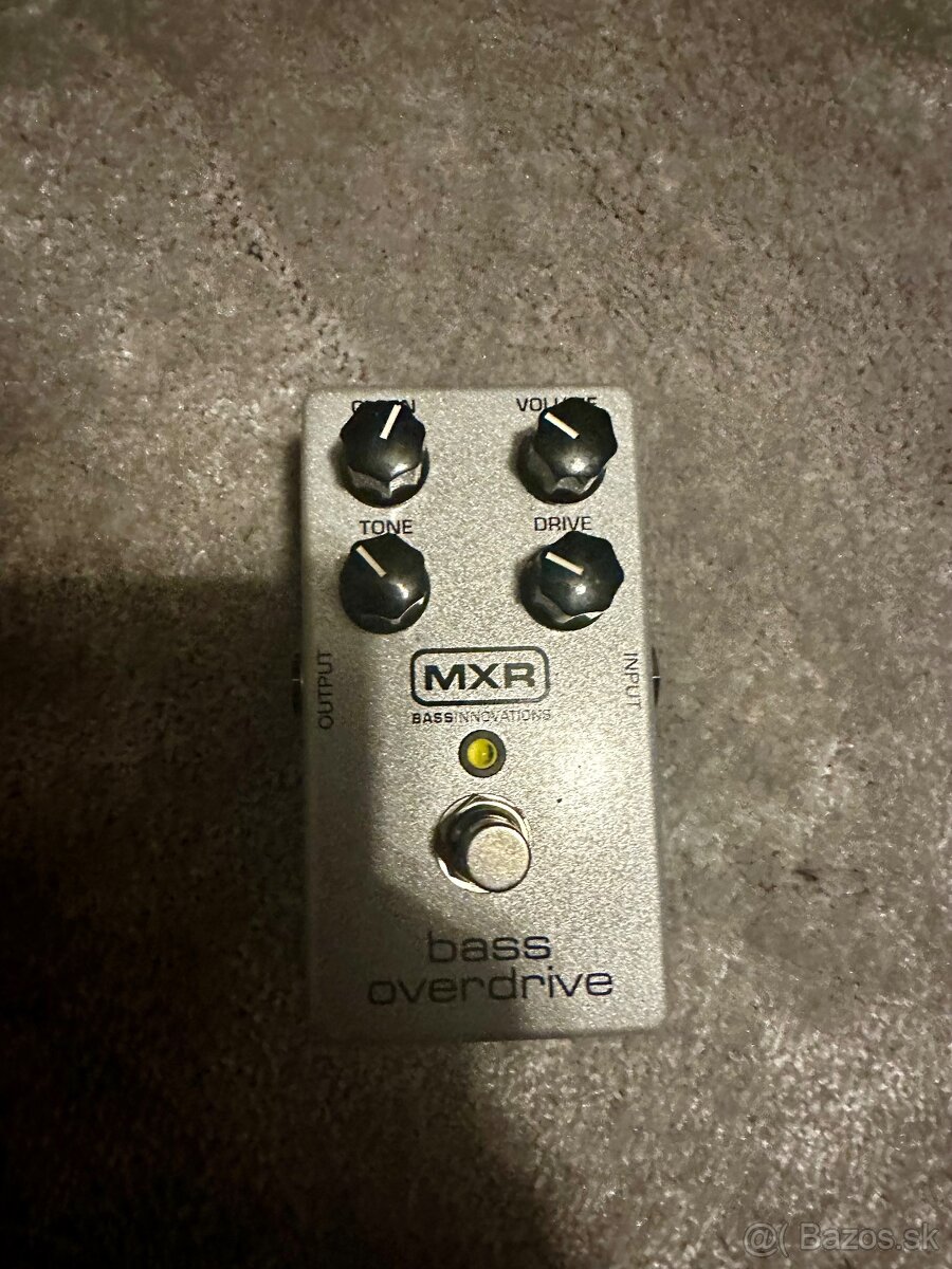 Dunlop MXR M89 Bass Overdrive Basgitarový efekt