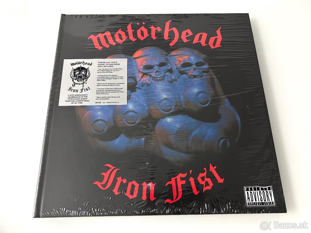 MOTORHEAD-Iron Fist 3Lp BOX SET limited.ed