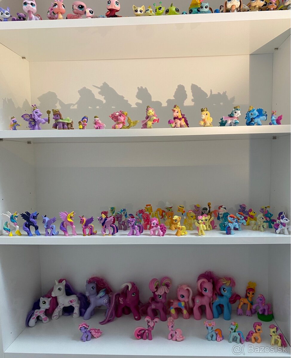 My little pony a Littlest Pet Shop hračky figúrky