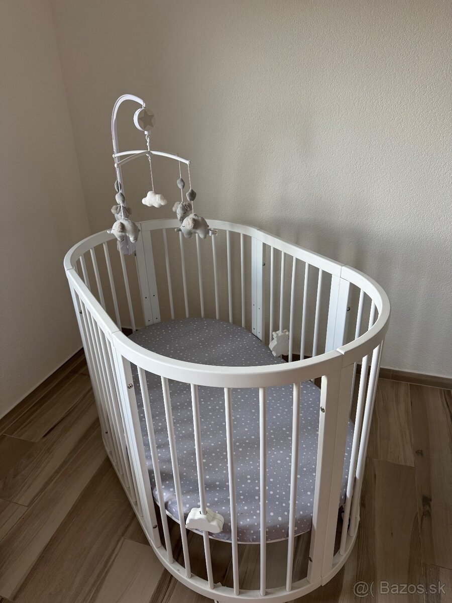 Detska postieľka Ingvart biela