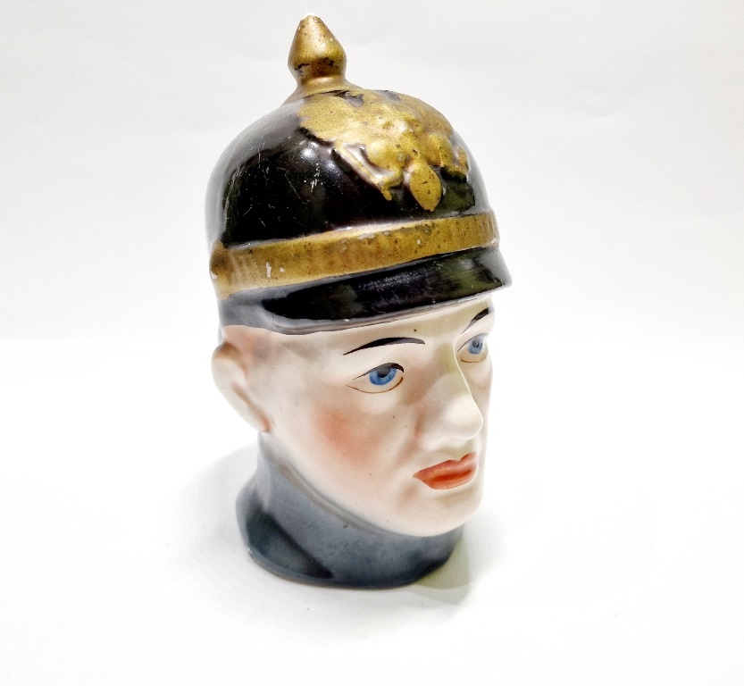 porcelánová kasička Pruský vojak / Rarita
