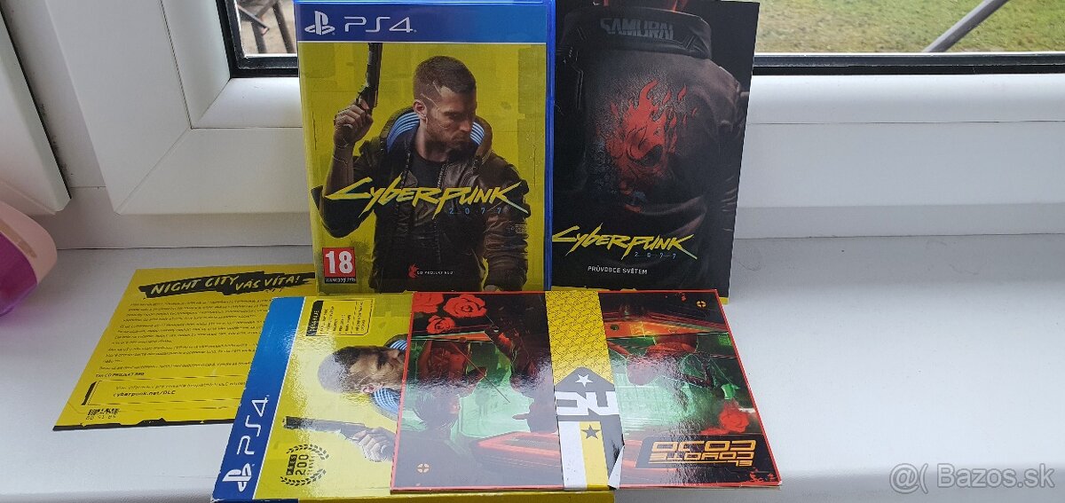 Cyberpunk 2077 ps4 komplet aj nálepky