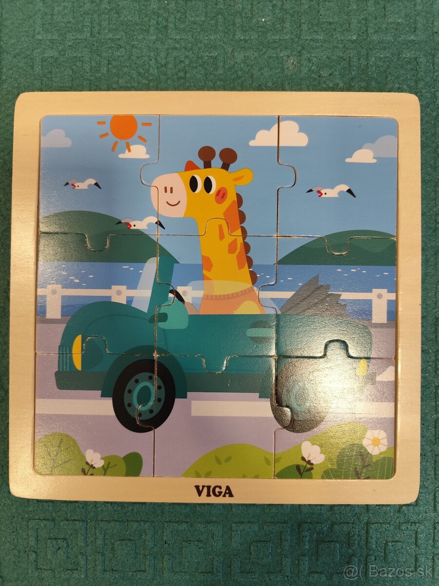 Drevené puzzle viga+ine