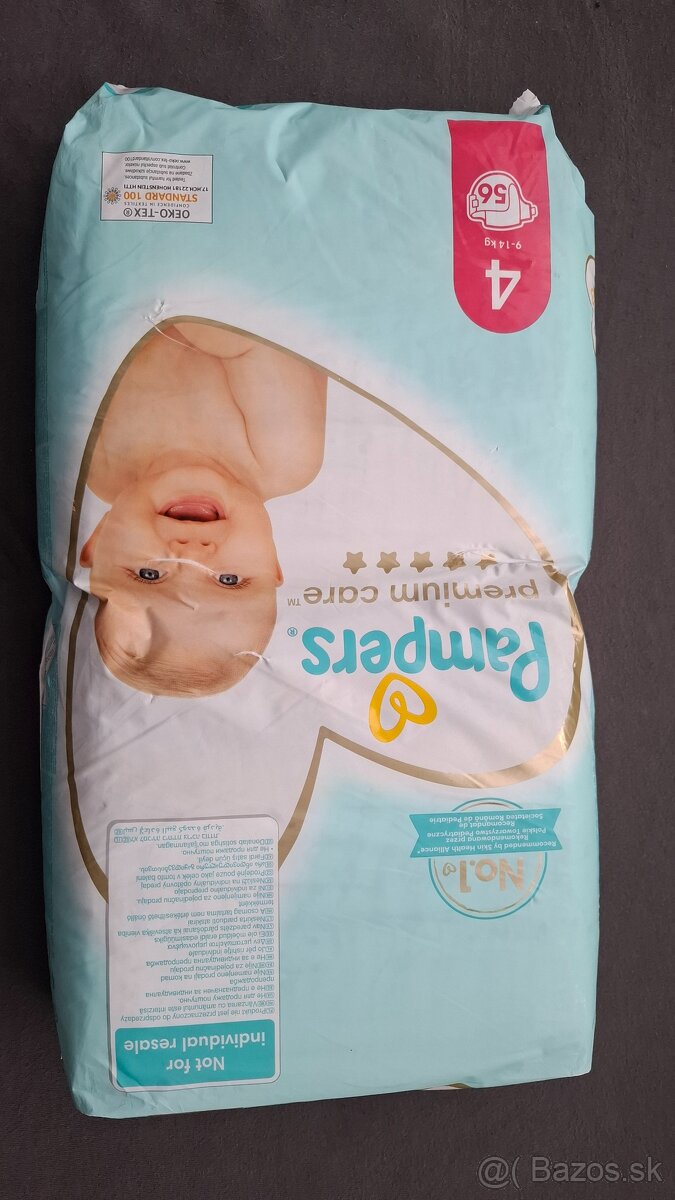Predám Pampers premium care 4