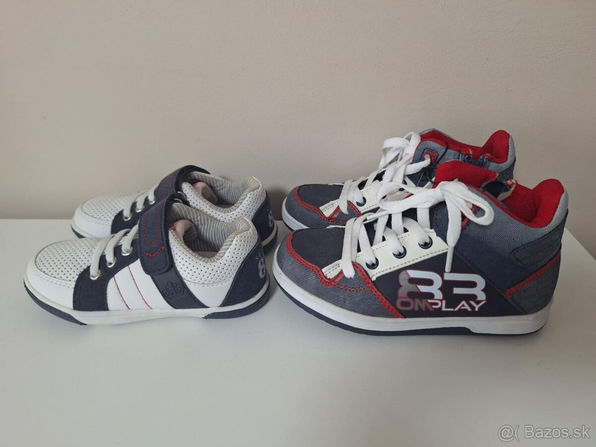 chlapčenské tenisky vel. 26 a 29