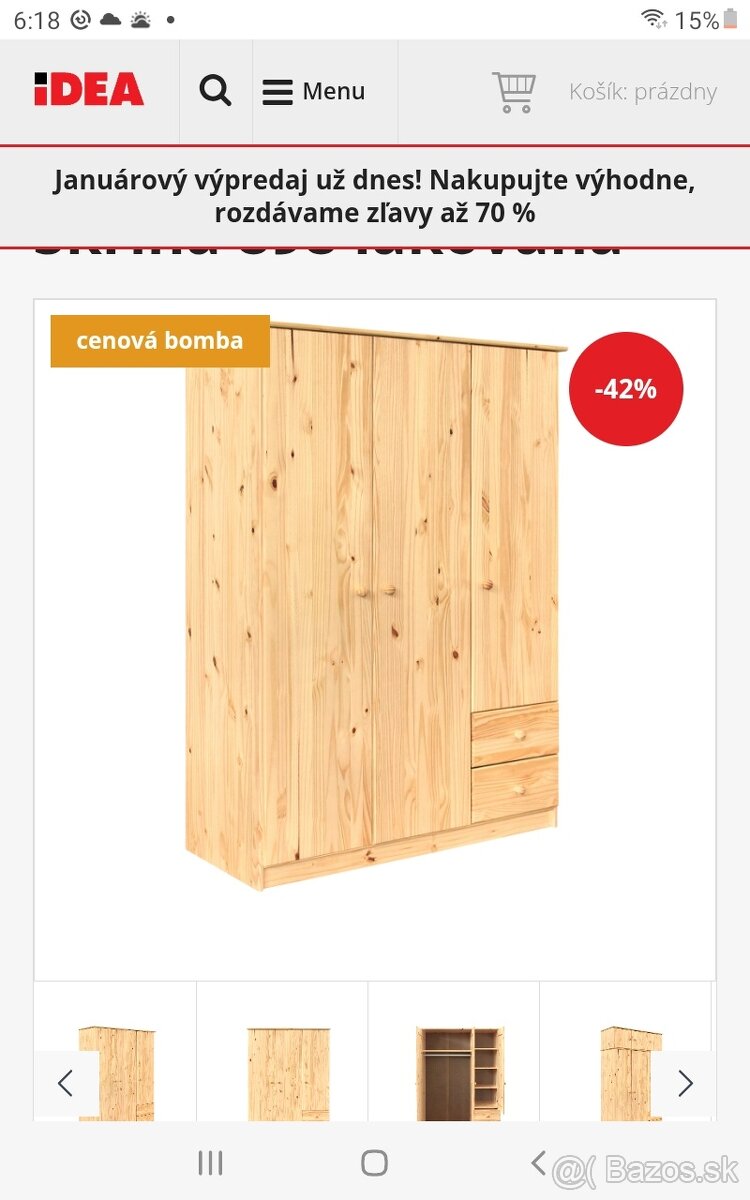 Skriňa do chodby,spálne