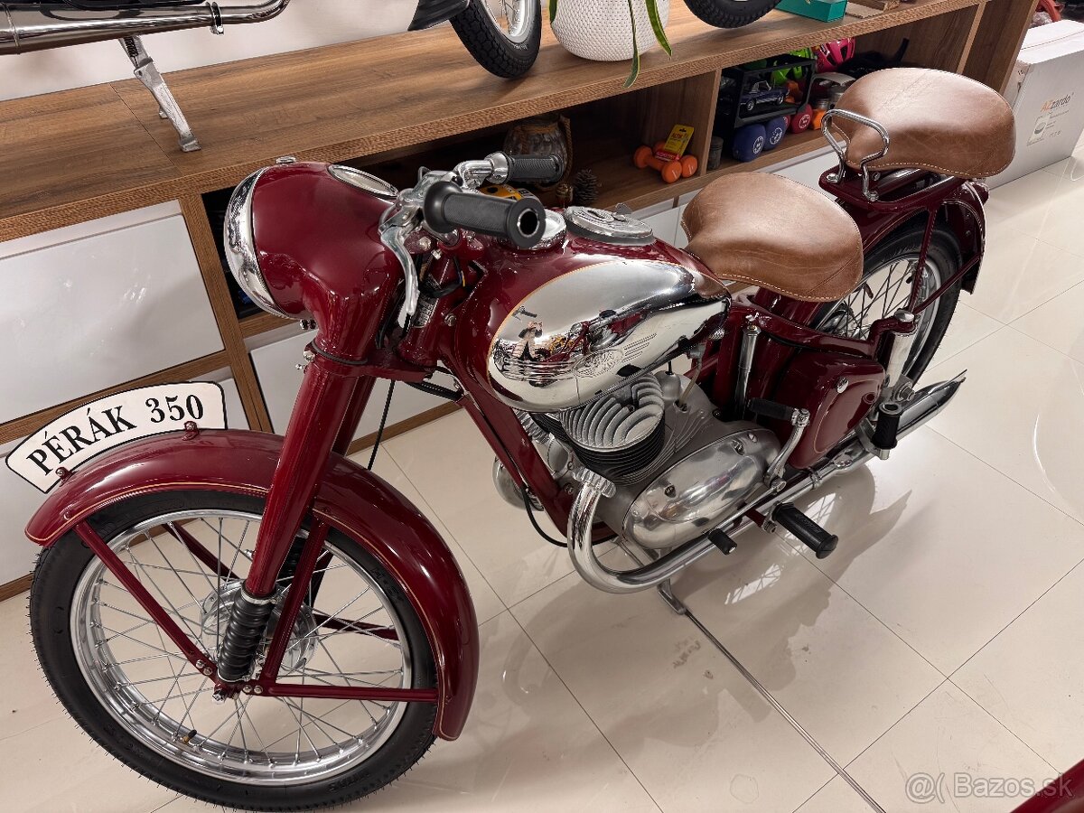 Jawa Pérák 350, vape