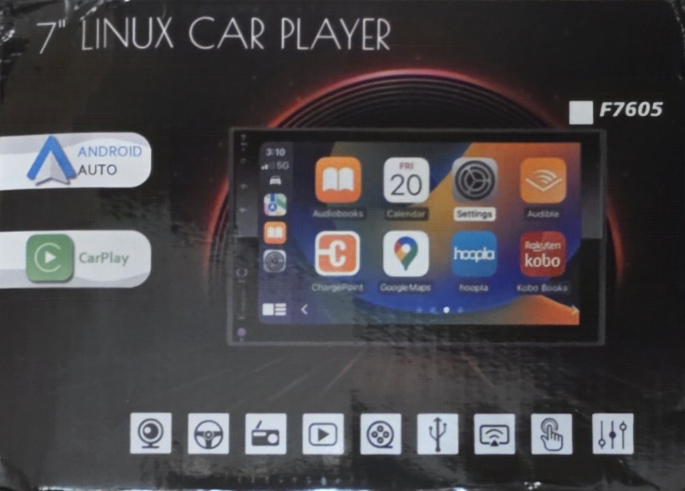 Autoradio 7 palcove Podpora micro SD kariet USB flash