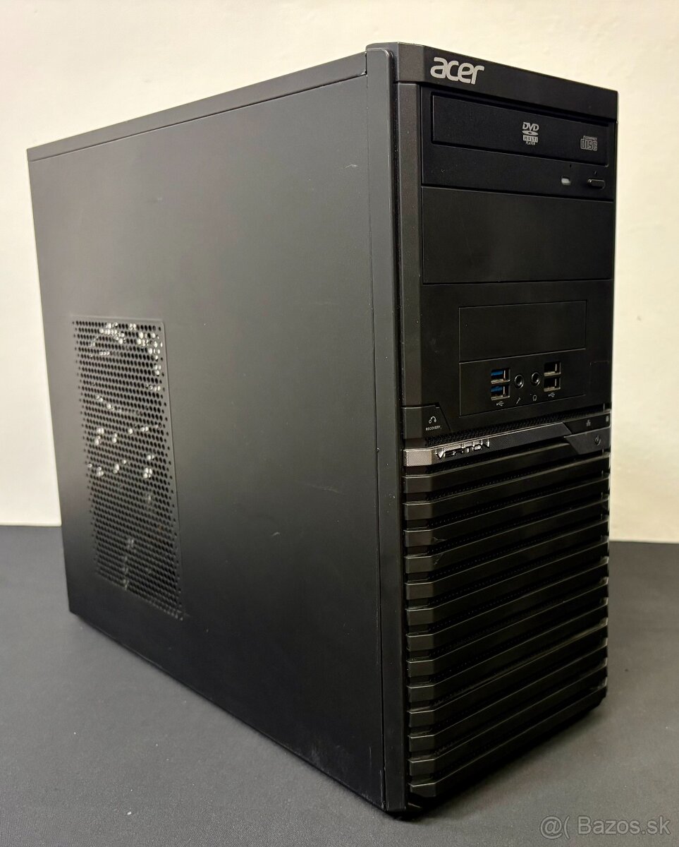 Herný PC - i5 6500, RX 580 8GB, 16GB RAM, 120GB SSD+HDD
