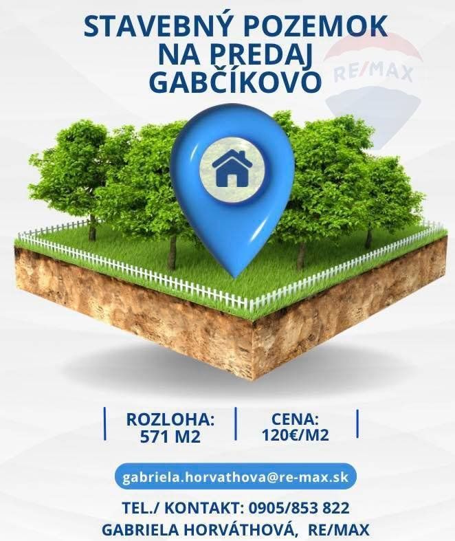 Predaj: stavebný pozemok, v meste Gabčíkovo