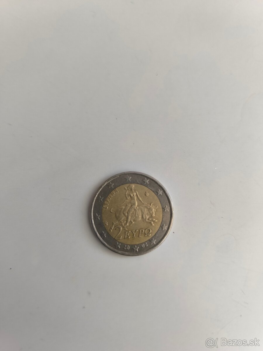 2eur grécka 2002