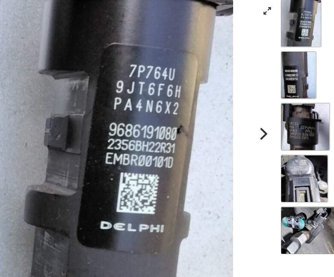 trysky 2.0 Hdi 9686191080, EMBR00101D predám TRYSKY 2.2 HDI