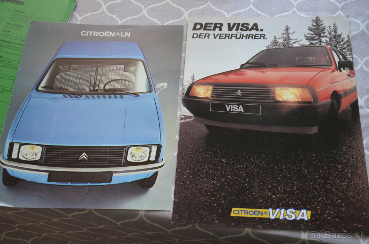 Prospekty Citroen, Peugeot
